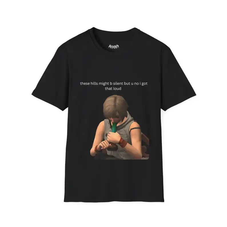 That Loud Colorized - Silent Shirt, Alternative ,gamer Style, Gamer, Horror Core, Gaming, Hill Christmas Shirt, Retro T-shirt