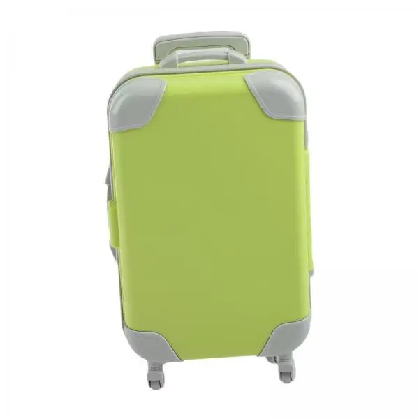 Doll Suitcase PP Material Openable Travel Carrier Toy Mini Luggage for 18 Inch Dolls Kids Play