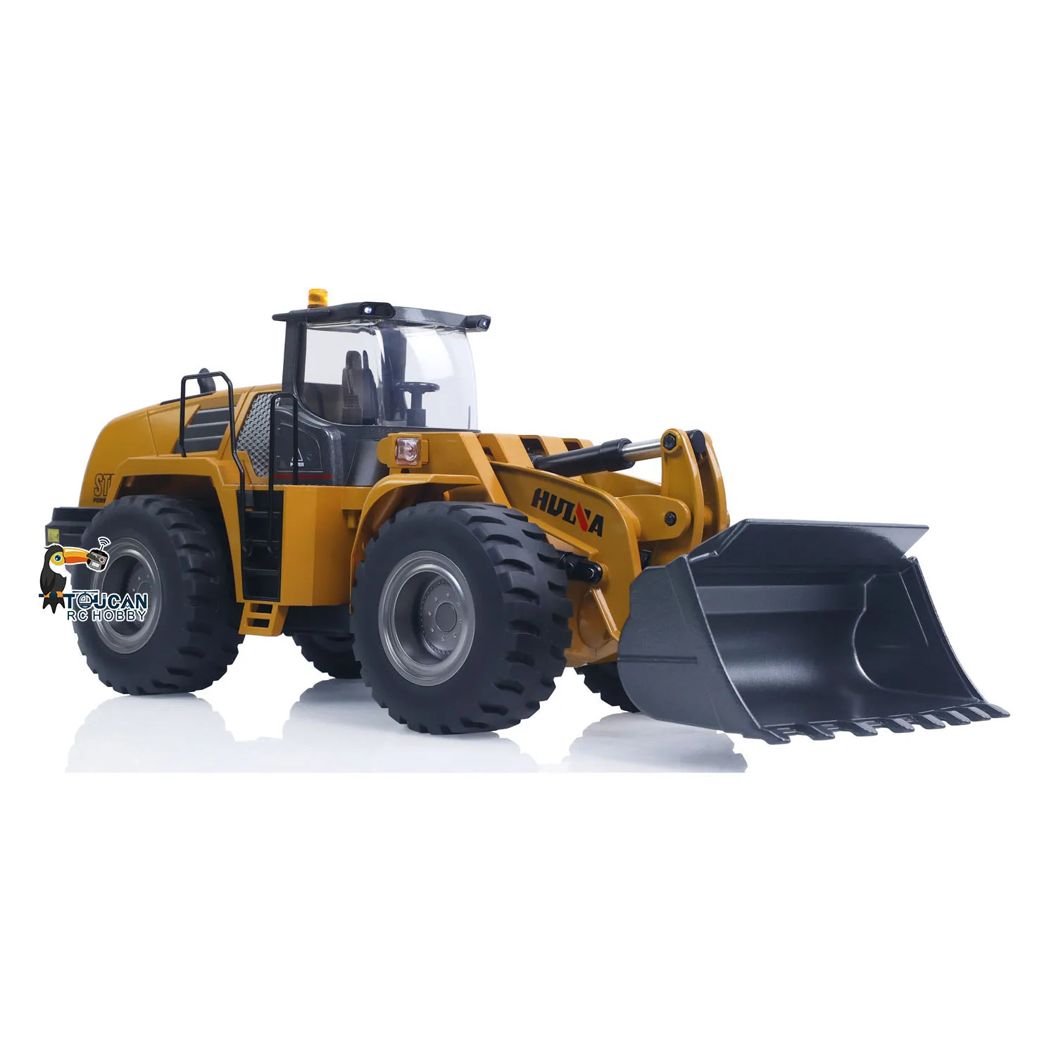 EU-Lagerbestand Neuer RTR HUINA 1583 1/14 Maßstab RC Ferngesteuerter LKW-Lader mit Licht und Sound 2,4GHz Outdoor-Modell Geschenk