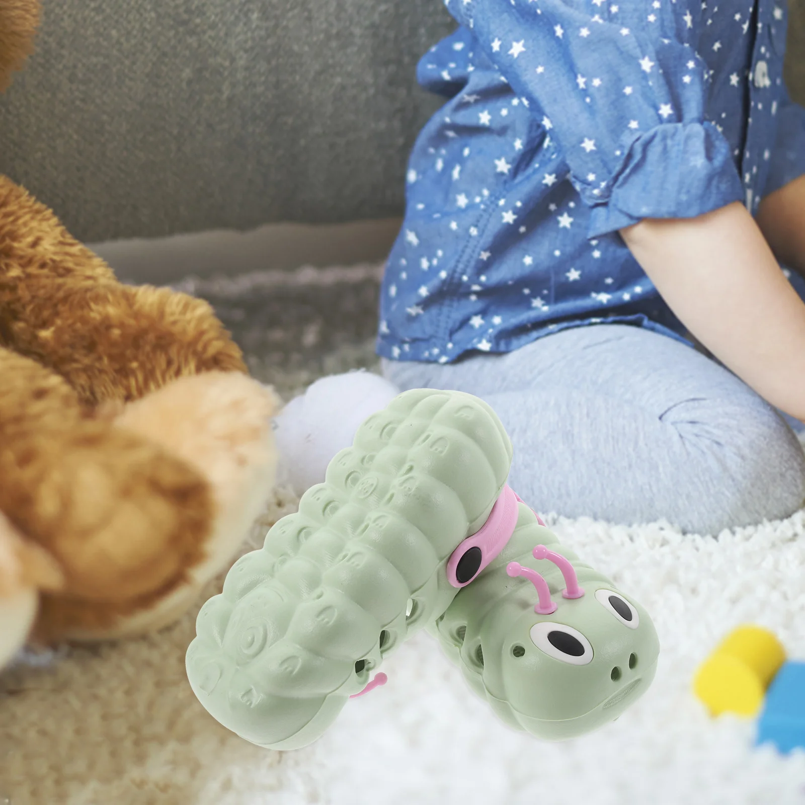 

1 пара пляжных сандалий для детей, летние нескользящие легкие удобные тапочки с героями мультфильмов, легкая одежда для мальчиков и девочек, синий размер 24