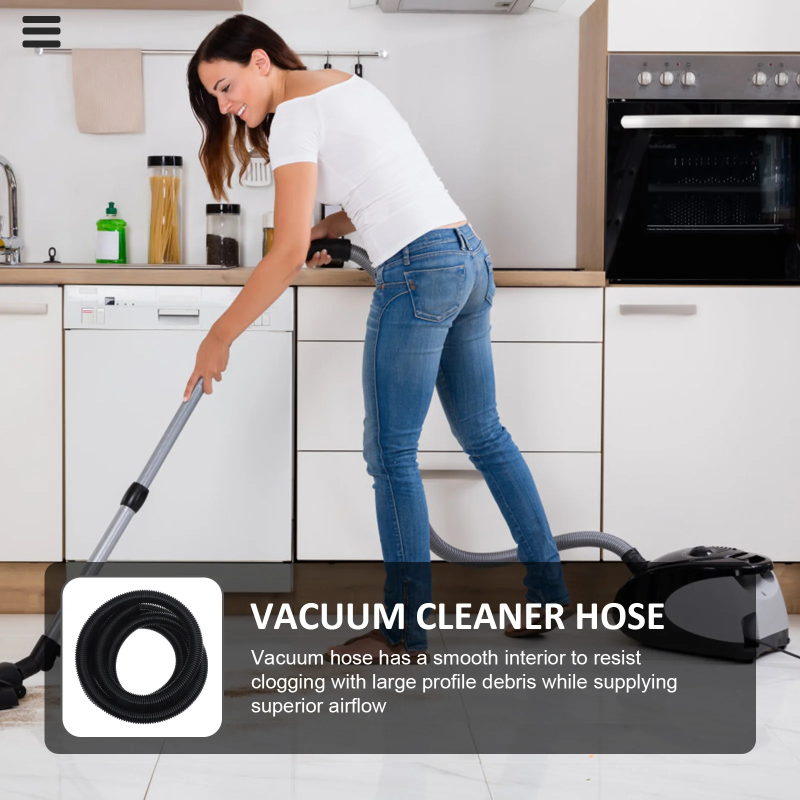 خرطوم المكنسة الكهربائية 32 مم القطر الداخلي ملحقات تمديد الأنبوب المرن تناسب أجزاء المكنسة الكهربائية الصناعية #3