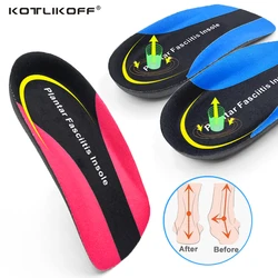3/4 Orthopedic Insoles Premium Arch Support Shoe Pads Plantar Fascia Over-Pronation Women/Men Orthopedic Foot Spur Pain Insert