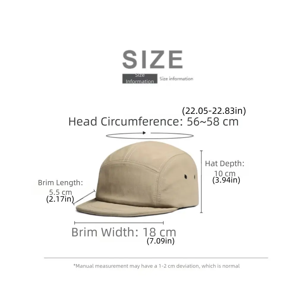 التجفيف السريع قبعات البيسبول قصيرة حافة تنفس خمسة لوحة القبعات عارضة المفاجئة مرة أخرى واقية من الشمس قبعة الرجعية الرجال والنساء #6