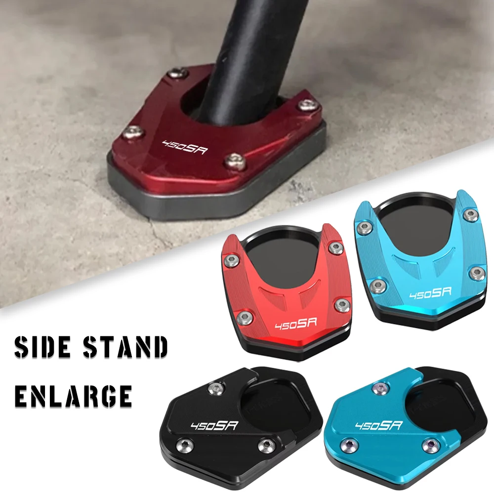 

Детали мотоцикла для CFMOTO 450SR 450SS 450NK 2024 2023 2022 450 SR SS NK, боковая подставка, увеличитель салазок, боковая подставка, подножки, подушечки для ног
