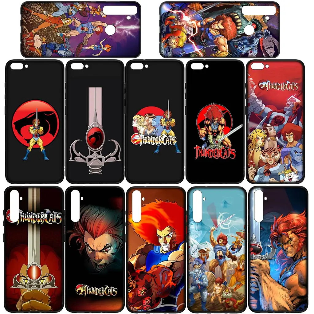 T-ThunderCats Thunders Cats Cover Phone Case for Samsung Galaxy S24 S23 Fe Ultra Plus A05 A55 A35 A24 A25 A15 M55 Flexible Coque