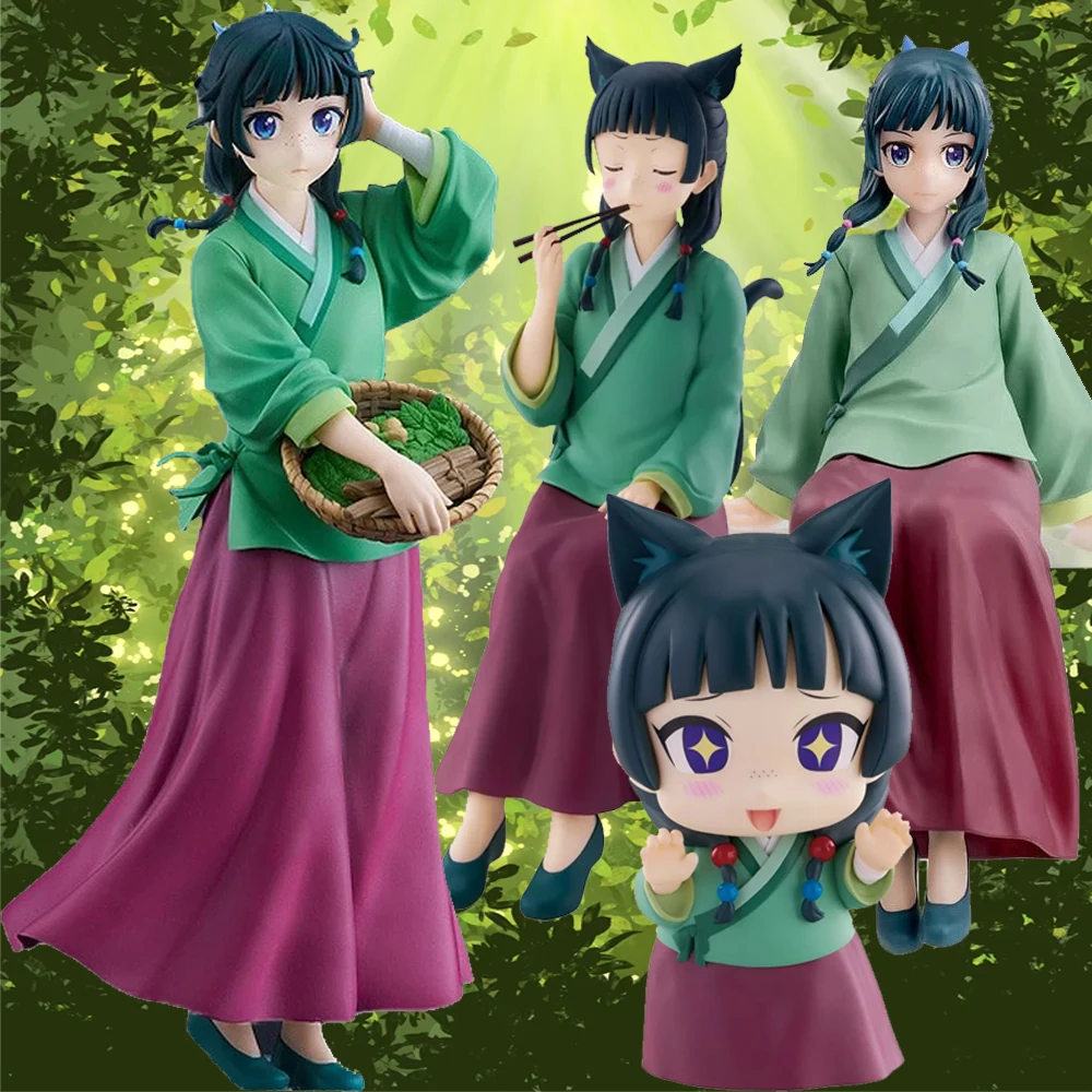 The Apothecary Diaries Maomao four Postures Anime Girl Figure Model Statue Collection Table Decoration Ornament Toys Gifts