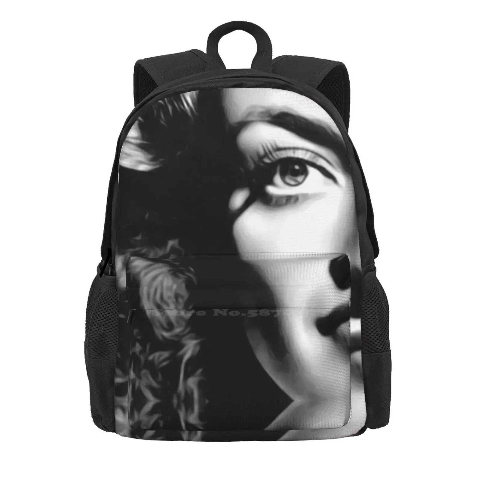 Portrait Of Joan , Famous American Actress In In Mid-Twentieth Century Backpacks For School Teenagers Girls Travel Bags Joan