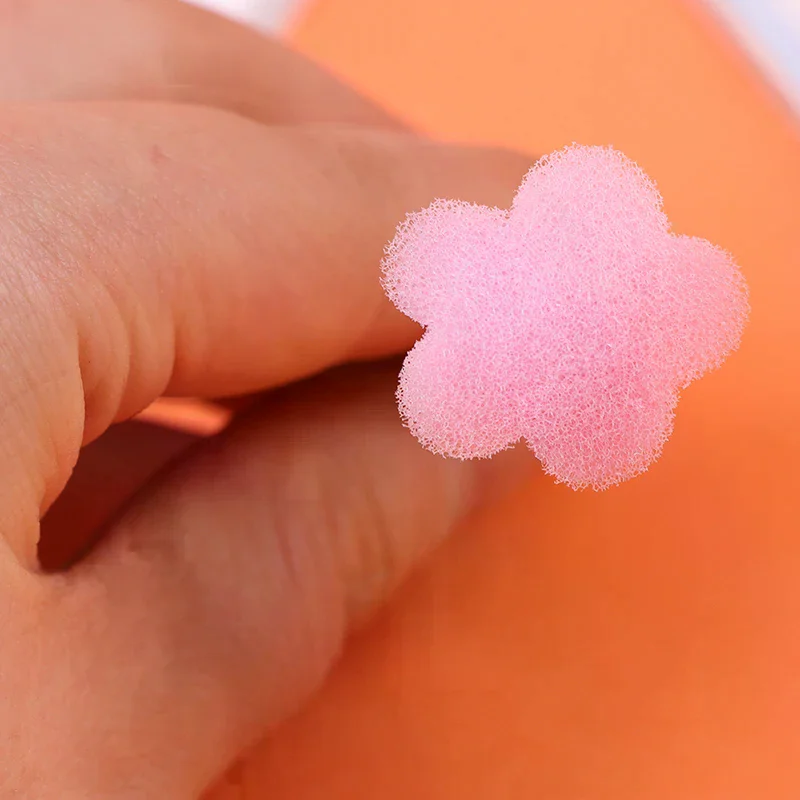 

New Sale 5pcs Kids Toddler Sponge Stamp Brush Kits Flower Drawing Toys for Children Paint