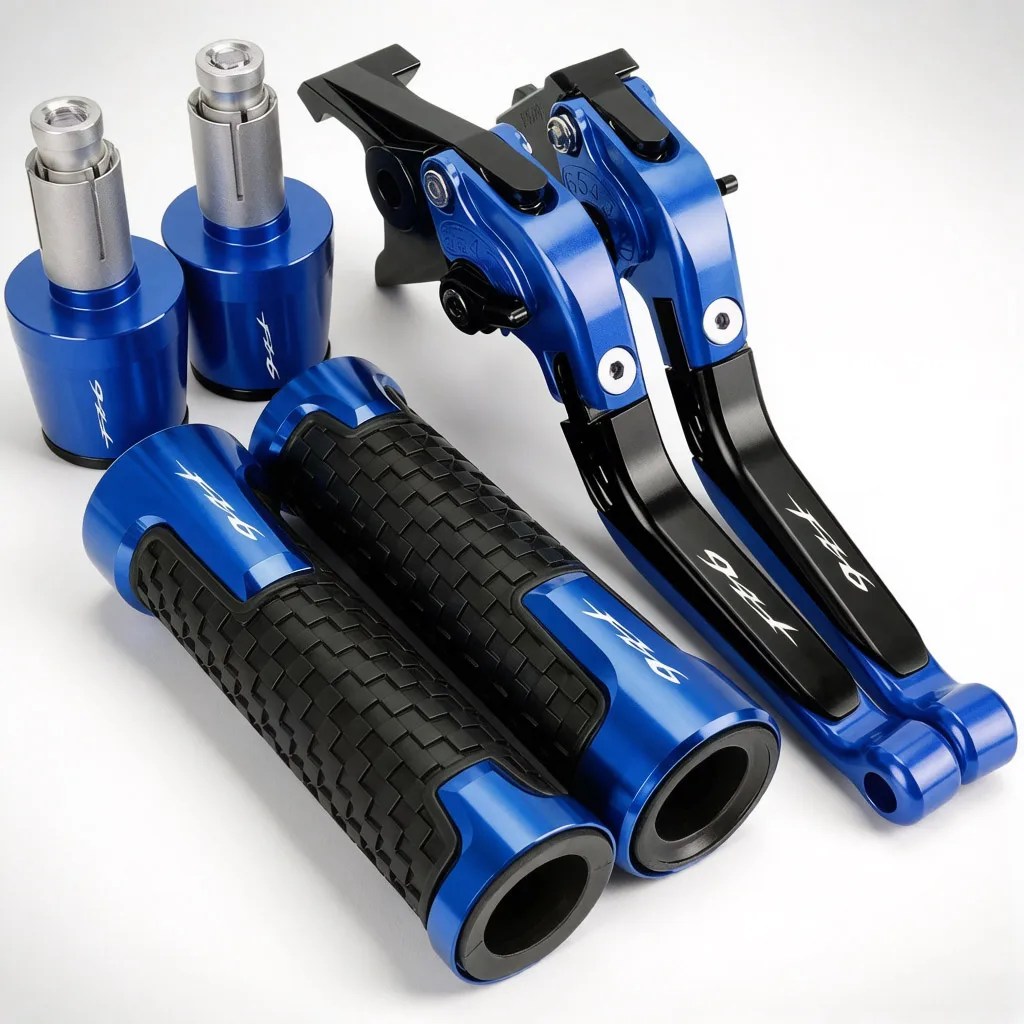 

For Yamaha FAZER600 FZ6 FZ6S FZ6N 1998 -2003 Motorcycle 7/8"22MM Handlebar Grips Handle Bar Grip Ends Brake Clutch Levers