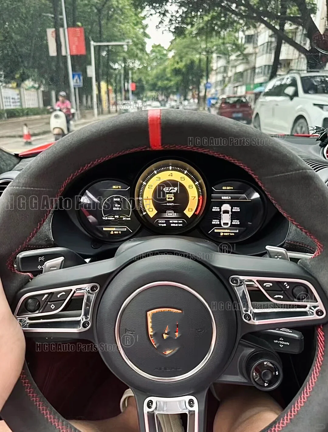 

12.3" Virtual Cockpit For Porsche Boxster 718 Macan 2011-2023 Digital Instrument Cluster Dashboard Panel Speedometer Dash Panel