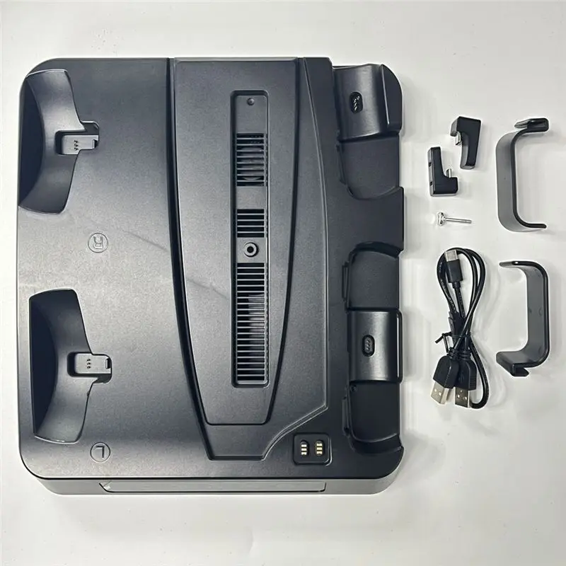 

(BAAY) Cooling Stand Charging Station Dock Multi-Functional Helmet Controller Storage Rack Cooling Fan for PS5 / PS VR2 Console