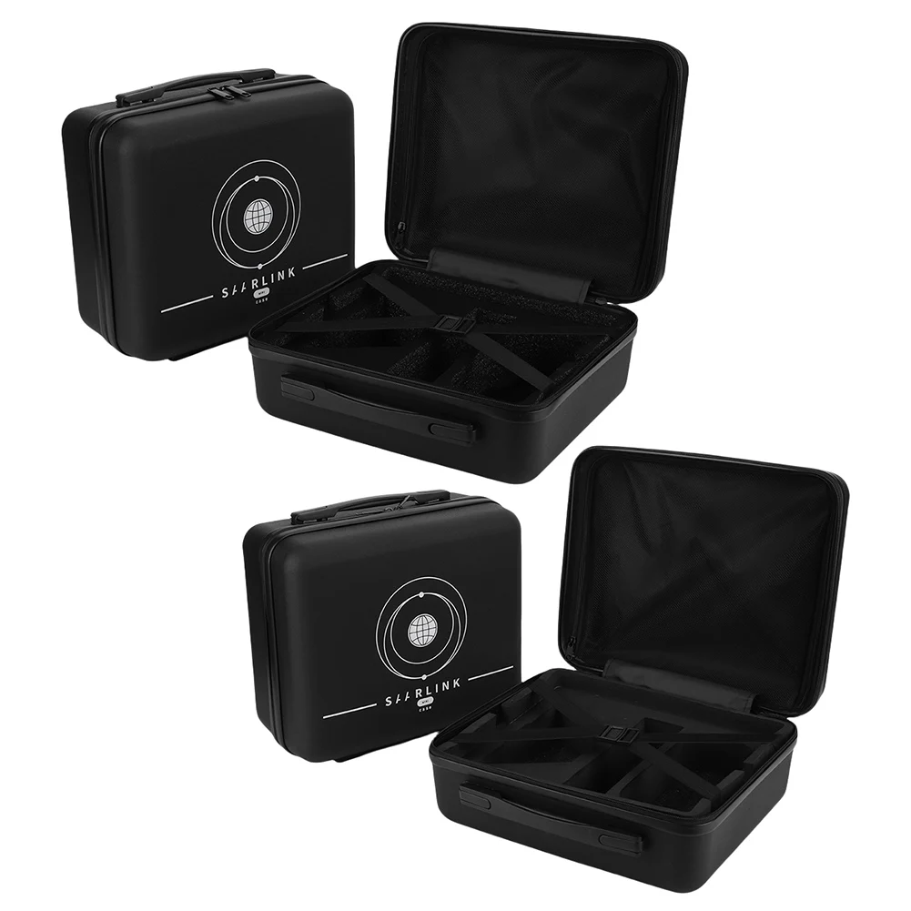 

Hard Case for Starlink Mini Travel Handle Case Shockproof Cable Storage Bag Anti-scratch Luggage Storage Bag for Outdoor Camping