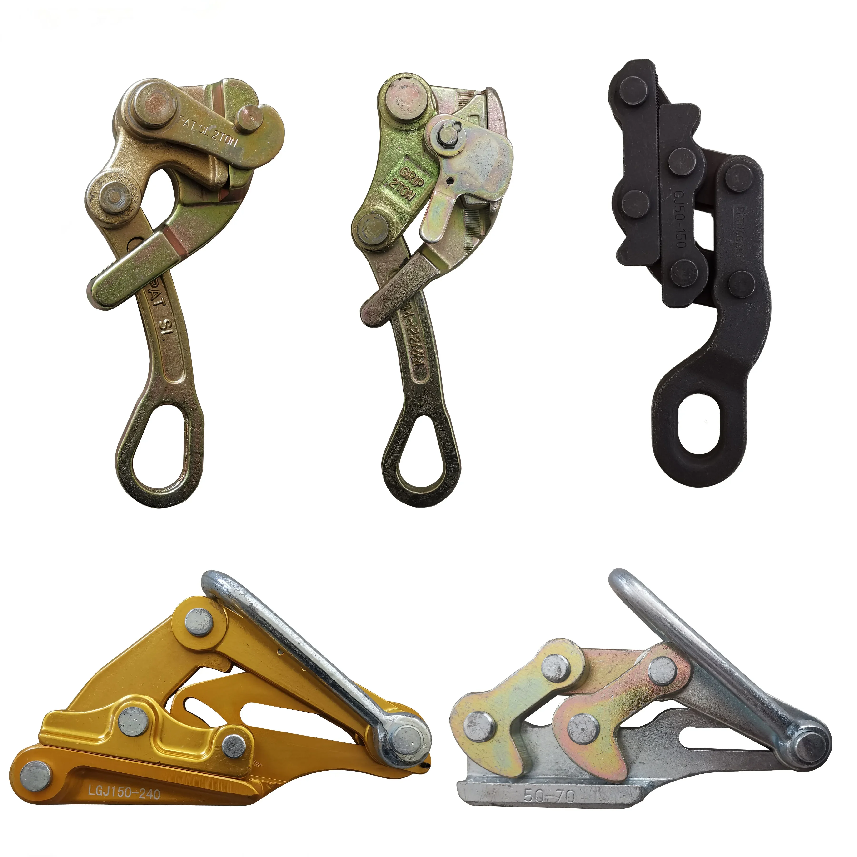 High-voltage insulated conductor overhead wire clamp universal wire clamp special for steel strand and wire rope