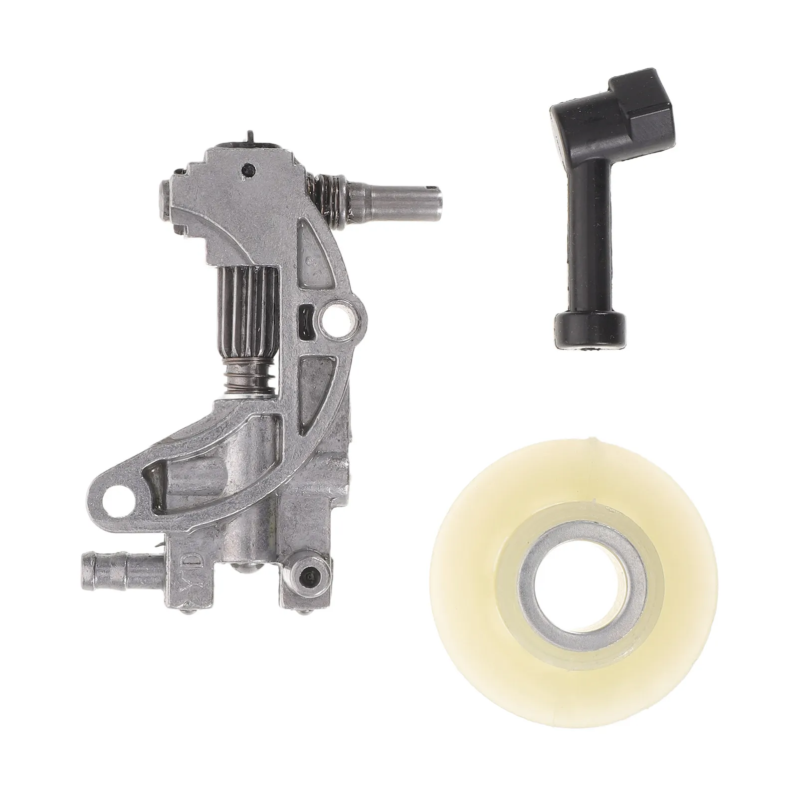 1Set Chainsaw Oil Pump Kit Universal Chainsaw Parts Robust Chain Oiler Pump Automatic Bar Oil Lubrication Logging Saw