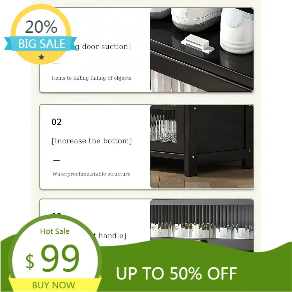 

Бестселлер: Высокий шкаф для обуви, 10 полок, на 40-45 пар, сверхпрочный, из бамбука, отдельно стоящий, 67,7 дюймов высотой, для прихожей