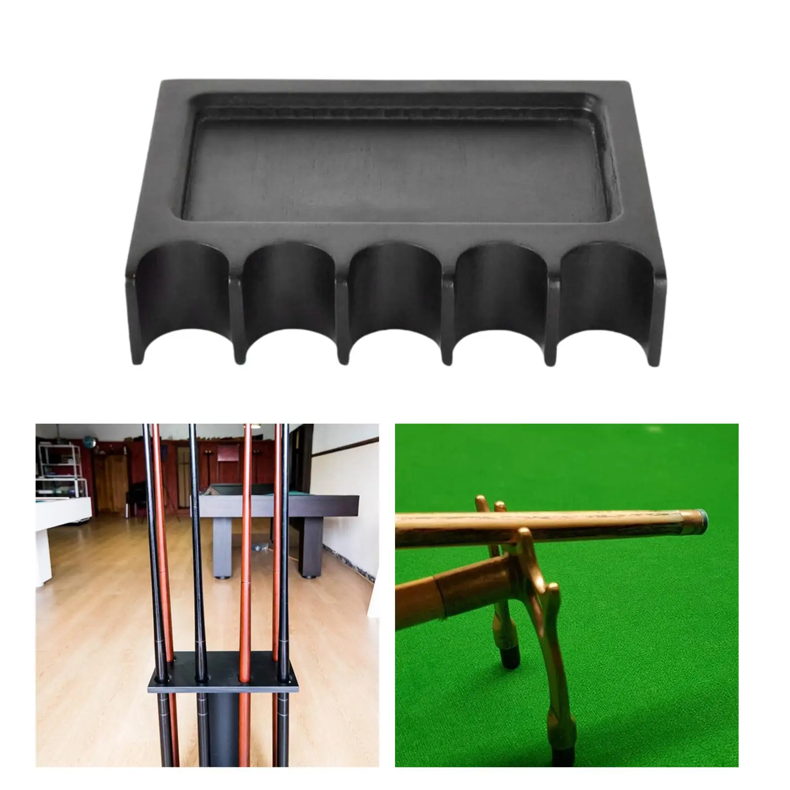 Pool Cue Holder for Billiard Table Nonslip for Women Billiard Table Edge Bar