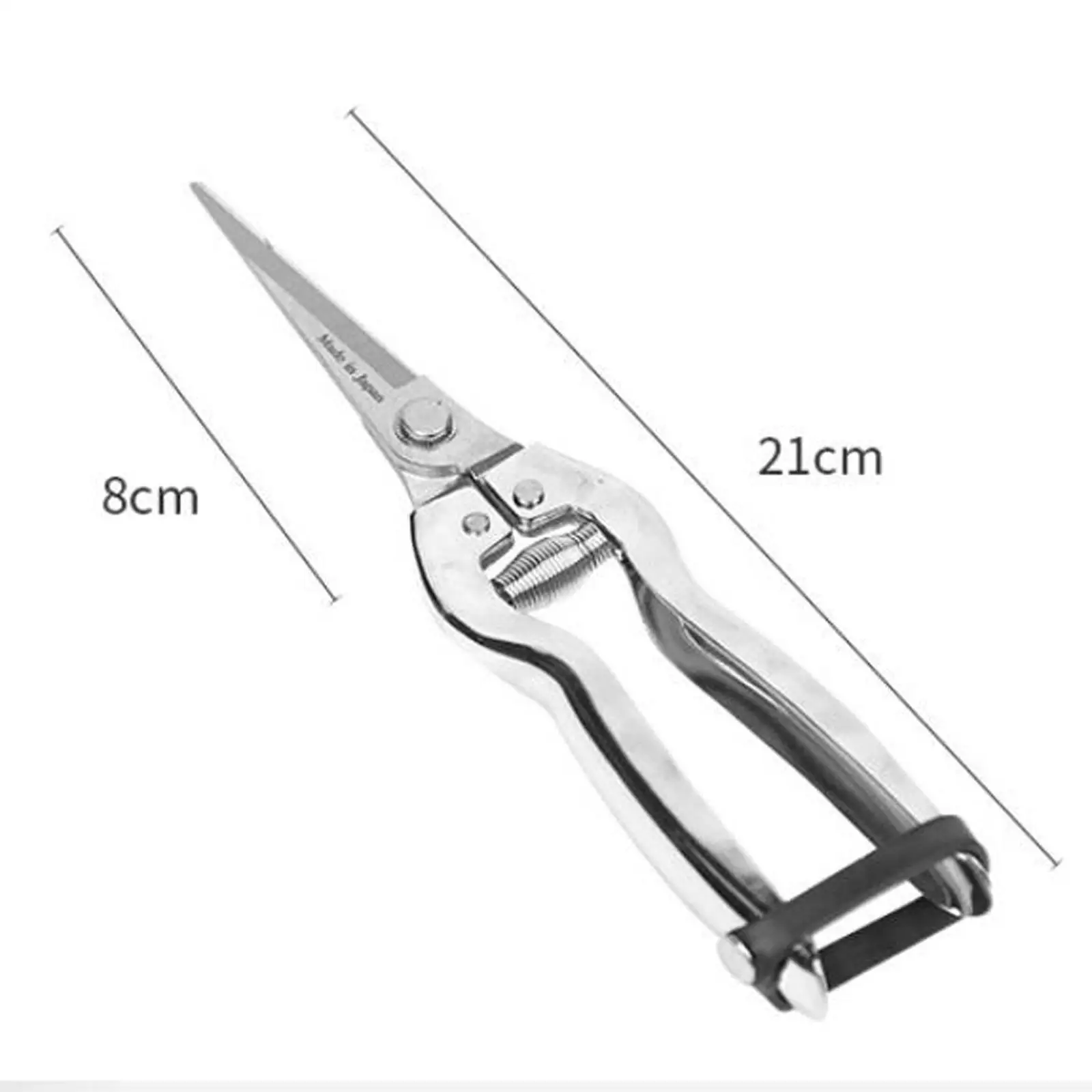 Tijeras de podar para jardín, podadora manual con agarre ergonómico, tijeras recolectoras de frutas portátiles de acero inoxidable, tijeras de jardinería para patio