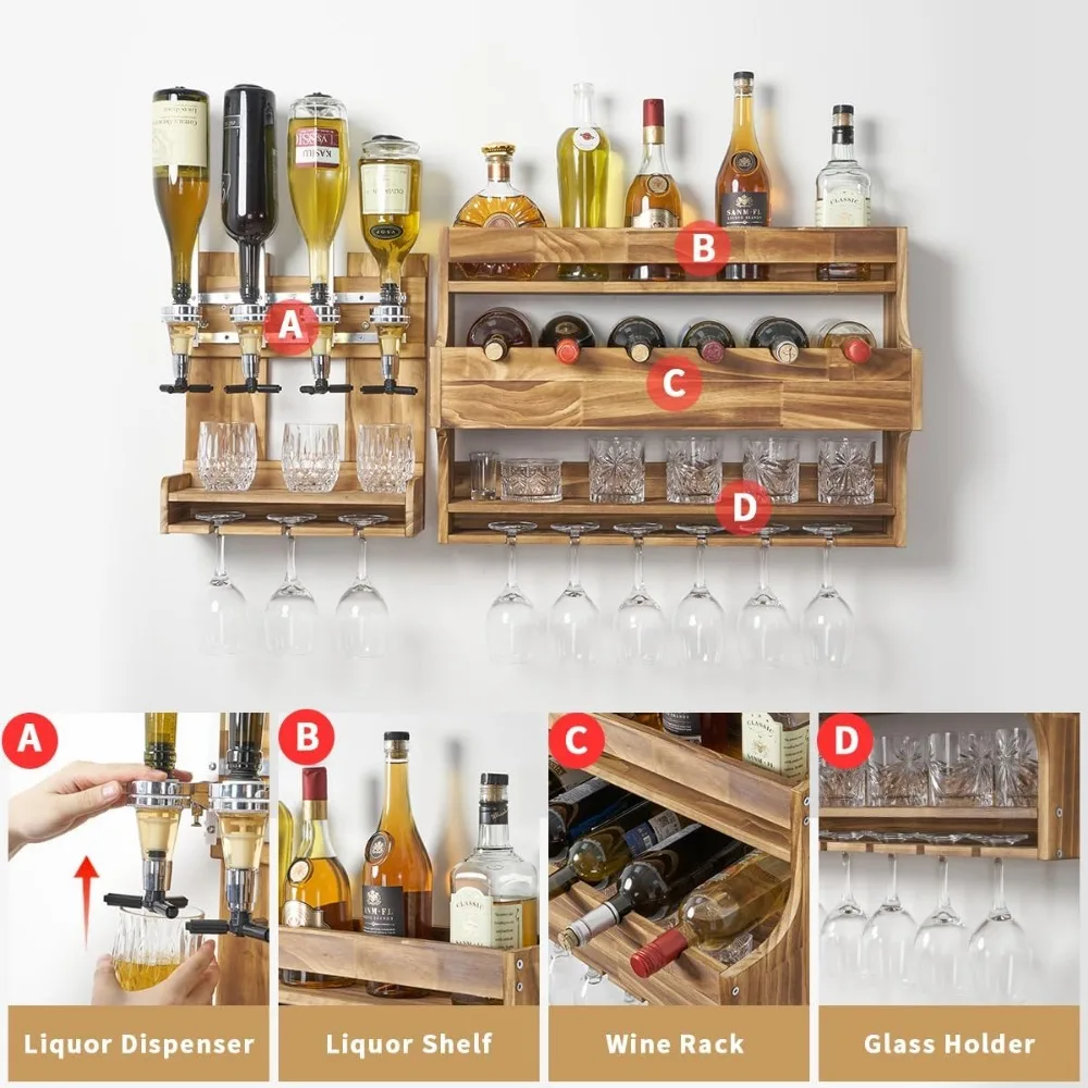 مكتب كمبيوتر Grandder مع 4 أدراج، مكتب مكتب 47 بوصة مع مساحة تخزين، مكتب ألعاب مع أرفف وحدة المعالجة المركزية، مكتب عمل للكتابة fo #3