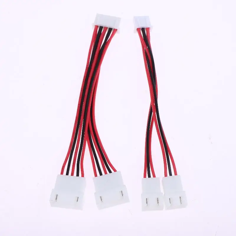 3Pcs/pack XH2.54MM Y-Splitter Cable Male To 2 Female Connector 26AWG Power Extension Cord 2/3/4/5/6 Pin Splitter Cable Adapter