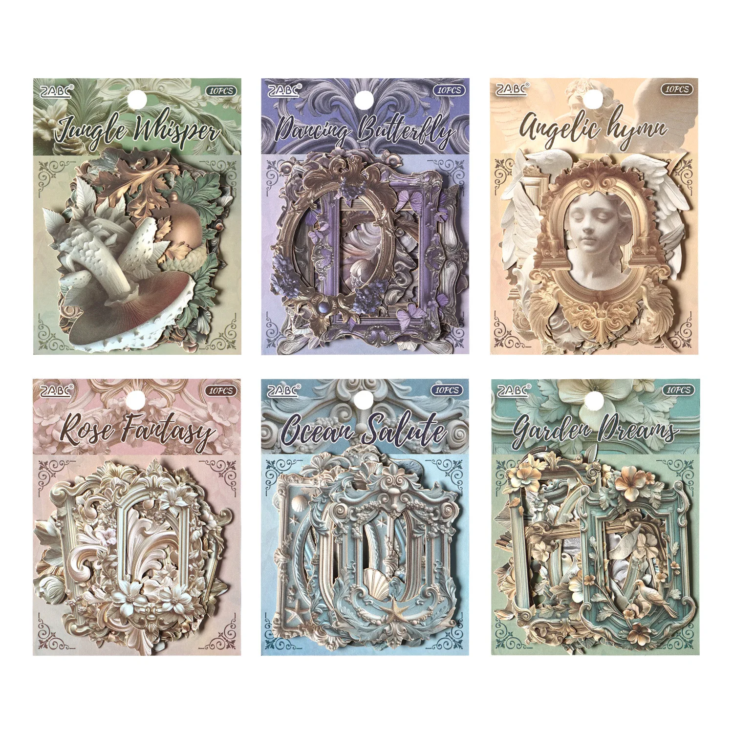 

24sets/1lot Kawaii Scrapbook Sticker Dazzling European Charm Journaling Scrapbooking Planner Decorative Stationery Sticker