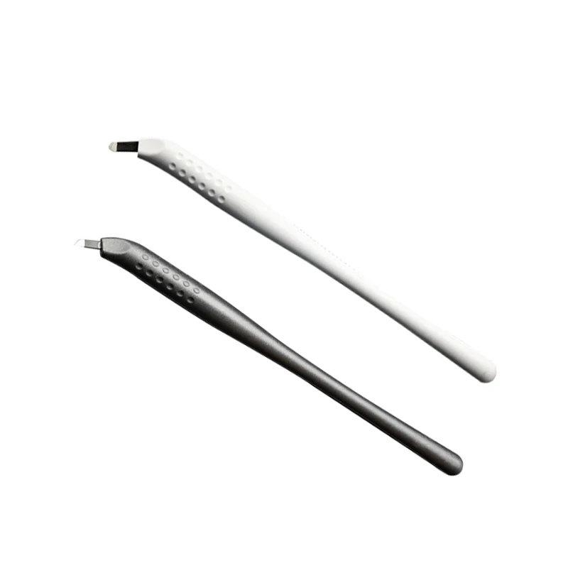 10Pcs Disposable Microblading Manual Pen Sterilized Permanent Makeup 3D Eyebrow Tattoo Pen