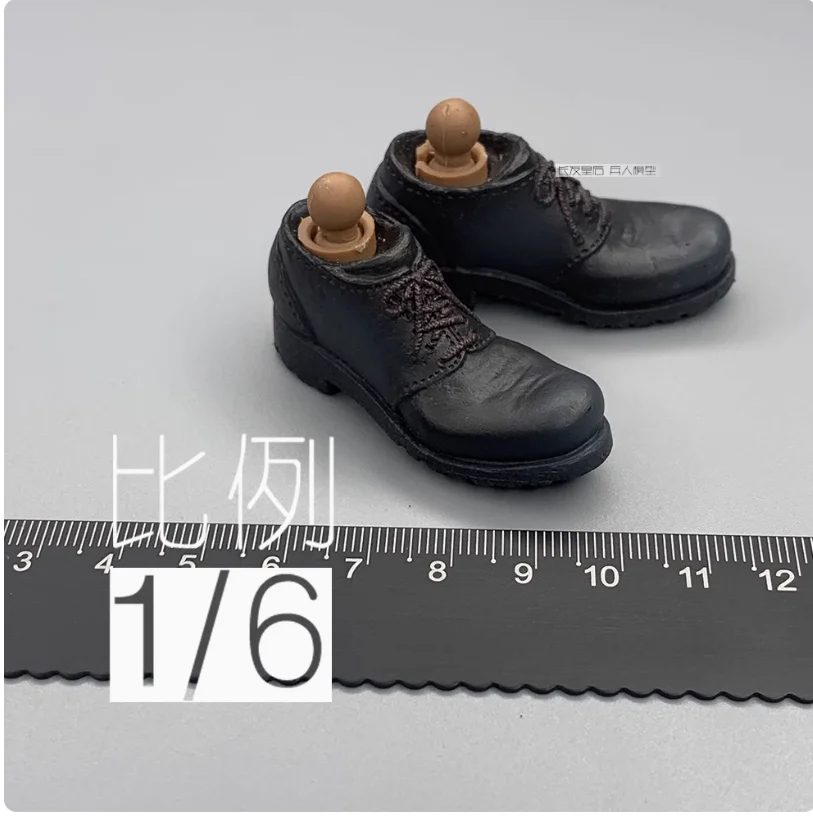 

1/6 Male Soldier Leather Shoes High Quality Model Accessories For 12'' Action Figure Body In Stock