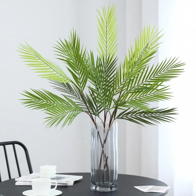 93CM Long Branch Palm Leaf Artificial Plant Field Landscape Outdoor Green Plant Accessories Photography Props