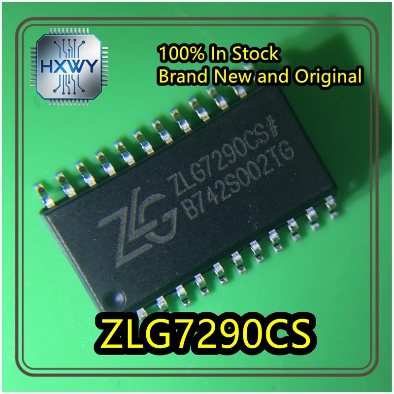 (1/5 piece) ZLG7290CS ZLG7290 SOP24 Keyboard and Display Driver Chip, Brand New Original, In Stock, Electronic IC
