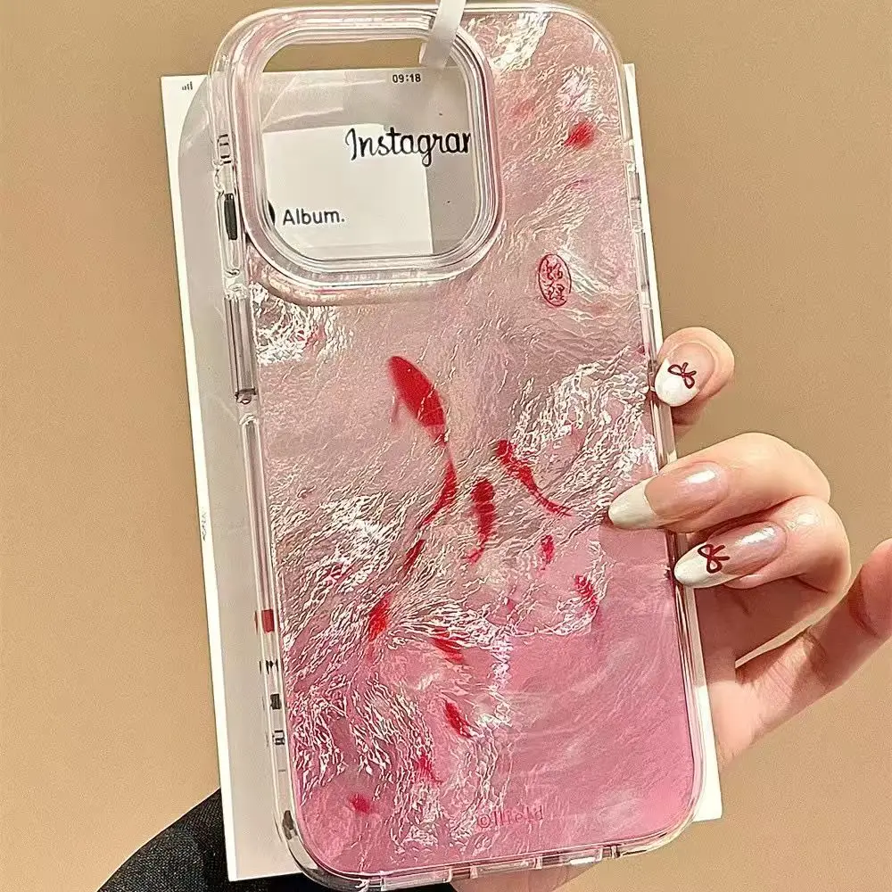 Чехол для iPhone 16, 15, 14, 13 Pro Max 12, 11 16E, чехол для телефона Summer Ocean Fish Shell Starfish, чехол для iPhone XS Max XR X 7 8 Plus, чехол