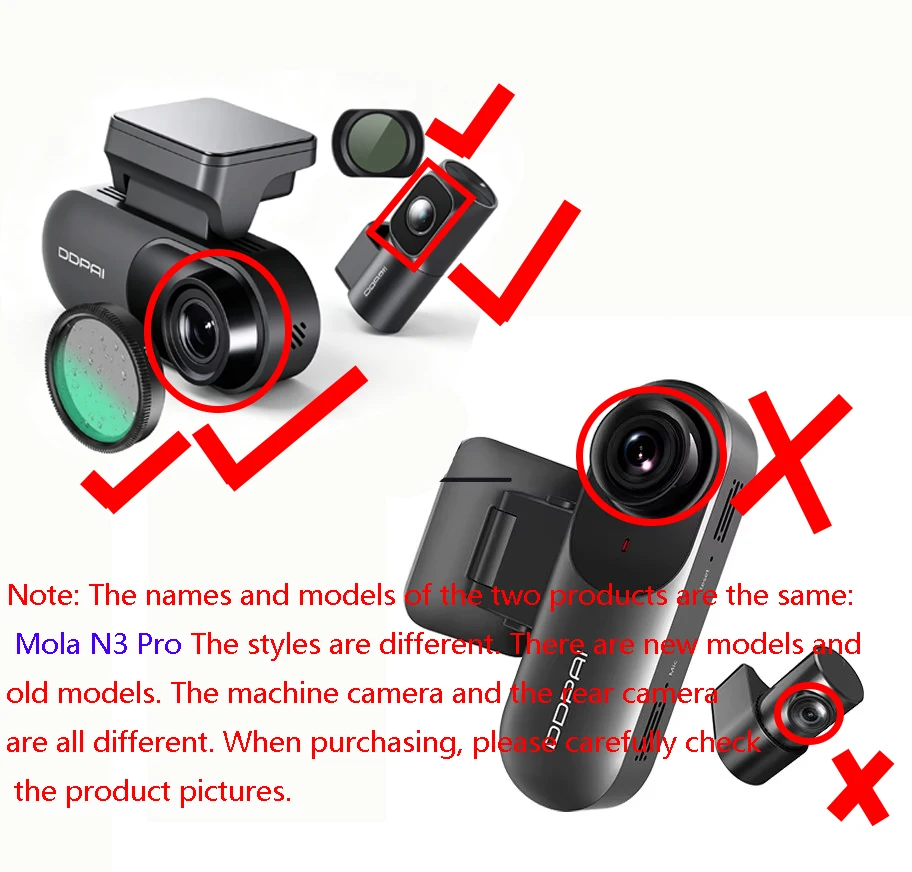 for DDPAI Mola N3 Pro Lens Dust Protection Anti Glare CPL Filter for DDPAI Mola N3 Pro Rear Camera CPL Filter