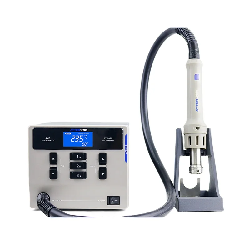 

Hot Air Gun Welding Table Digital Display ST862D Constant Temperature Adjustable Dismantling Welding Table