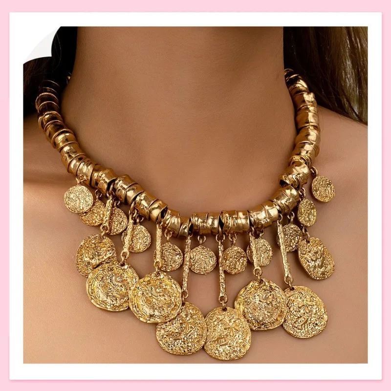 

Новое ретро-колье с кисточками и асимметричным дизайном, модное, элегантное, универсальное, трендовое украшение