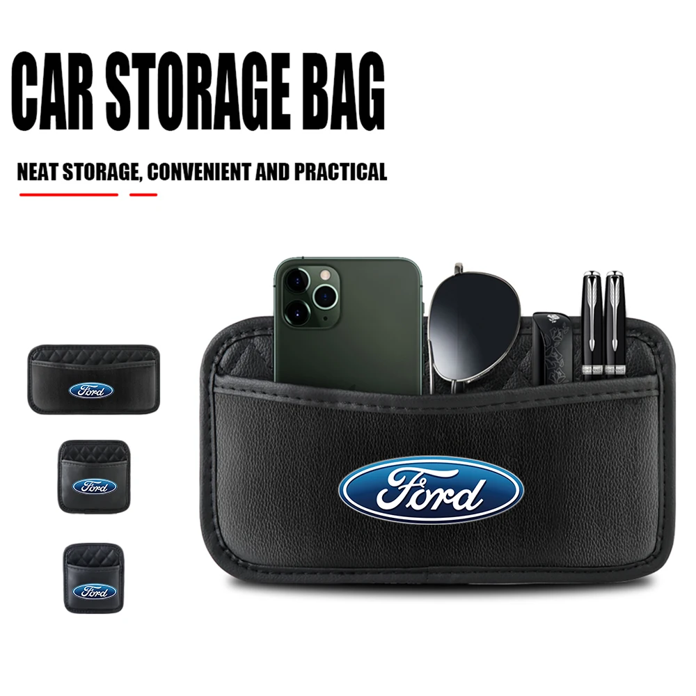 1PCS Car Storage Bag Auto Seat Back Organization Pockets Tools Accessories For Ford Focus Fiesta Focus ST Ranger Mondeo Ecosport