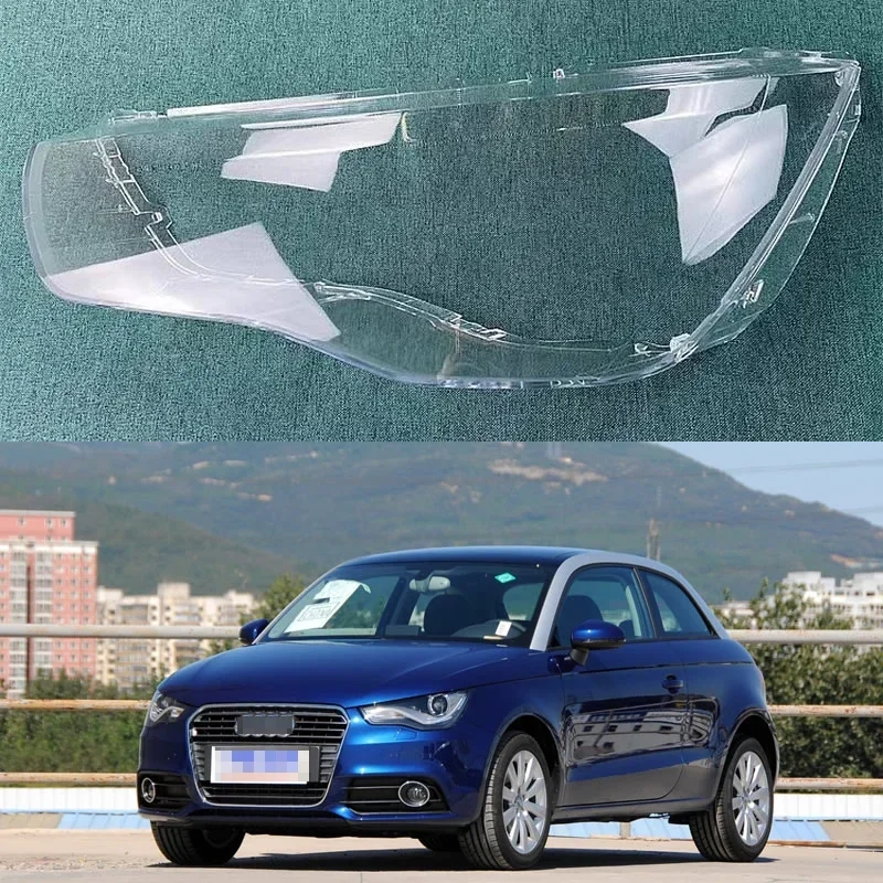 

For Audi A1 2011 12 2013 2014 Car Accessories Front Headlamps Transparent Lampshades Lamp Shell Headlights Lens Cover Plexiglass