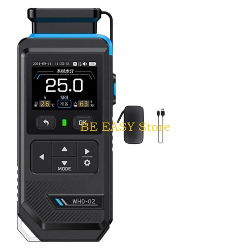 E28F Digital Moisture Tester With Alarm For Wood And Panel Featuring Fast Sampling