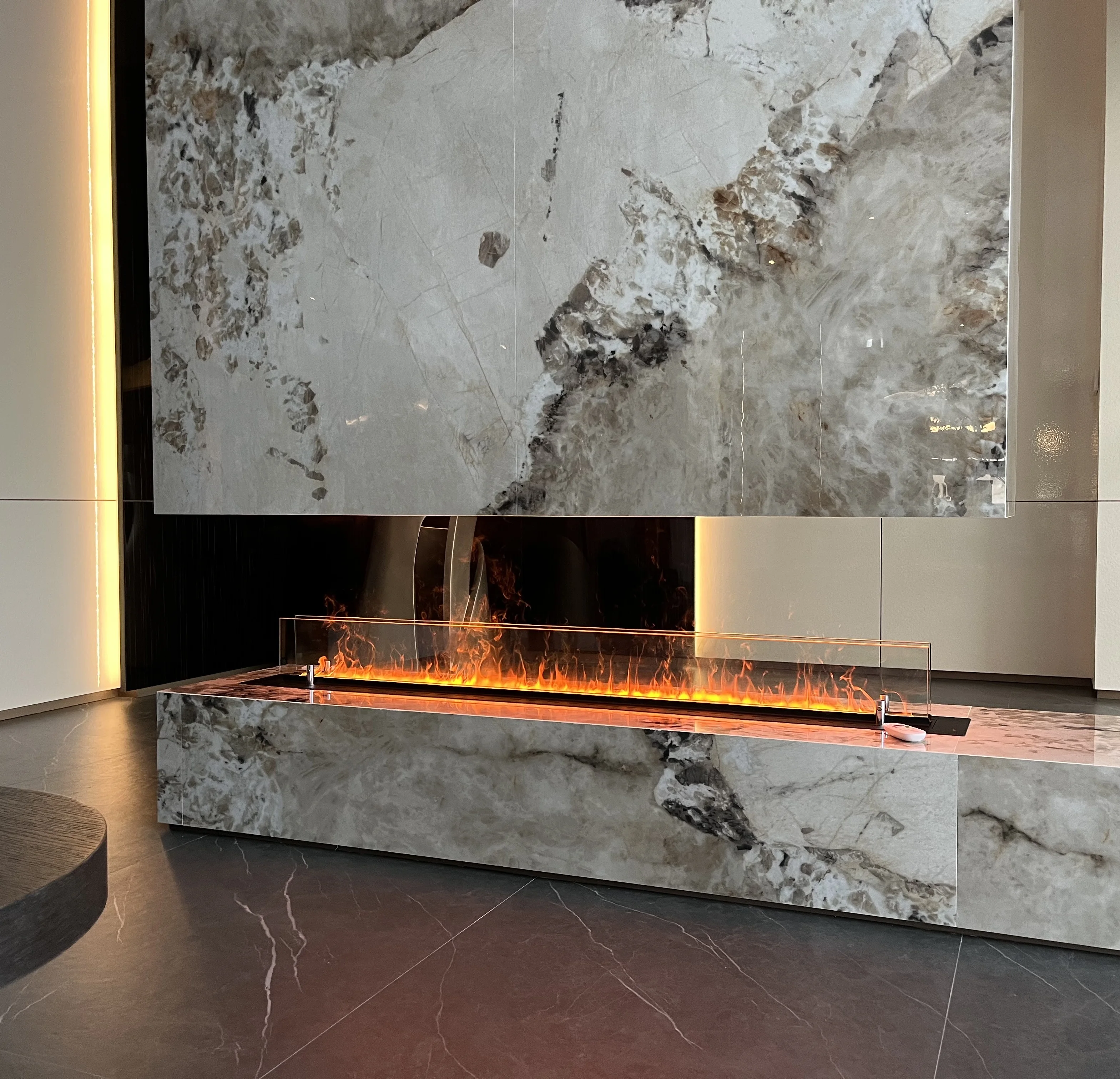 

Hot Sale Sleek Electric Water Fireplace Indoor