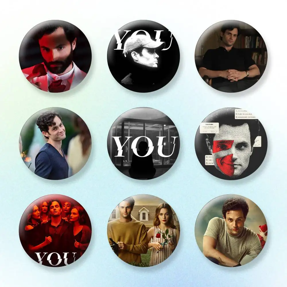 

Joe Goldberg Y-YOU Button Pins Backpack Clothing Decor Brooch Badge Jewelry Gifts for Kids