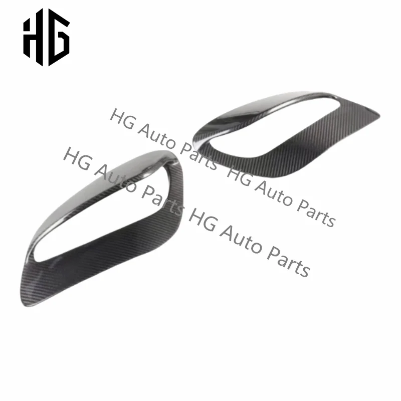 China Manufacturers Real Carbon Fiber Side Skirts Vents Cover Car Parts For Porsche 911 991.1 Turbos Rear Side Tuyeres