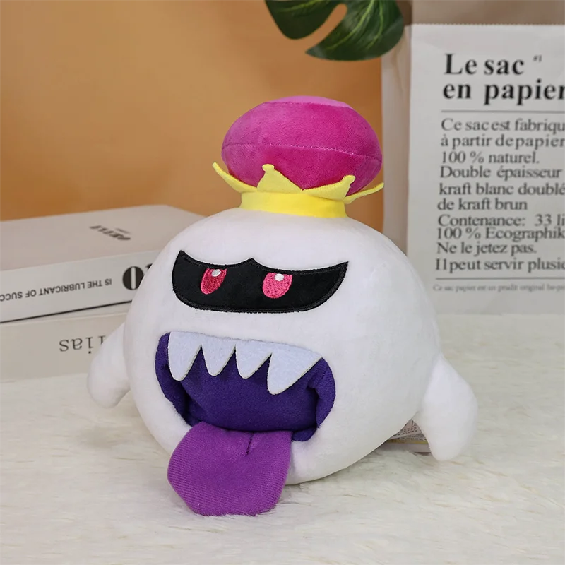 New Mario Bros Plush Toys Kawaii Shy Ghost King Boo Soft Stuffed Toys Anime Decoration Peluche Dolls For Kids Birthday Gifts