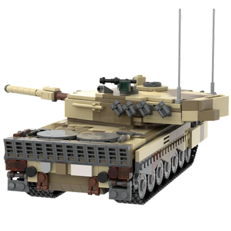 Moc Building Bricks modello militare tedesco Main Battle Tank Technology blocchi modulari regali giocattoli per bambini set fai da te assemblaggio