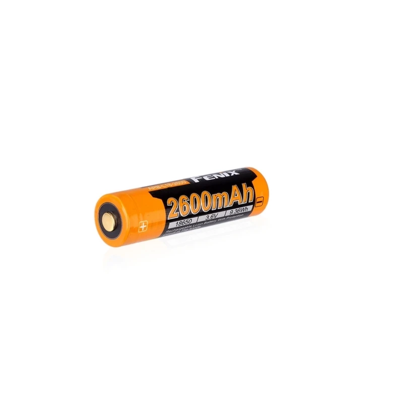 Imagem -02 - Bateria Recarregável Li-ion Fenix Arb-l182600 3.6v 2600mah 18650