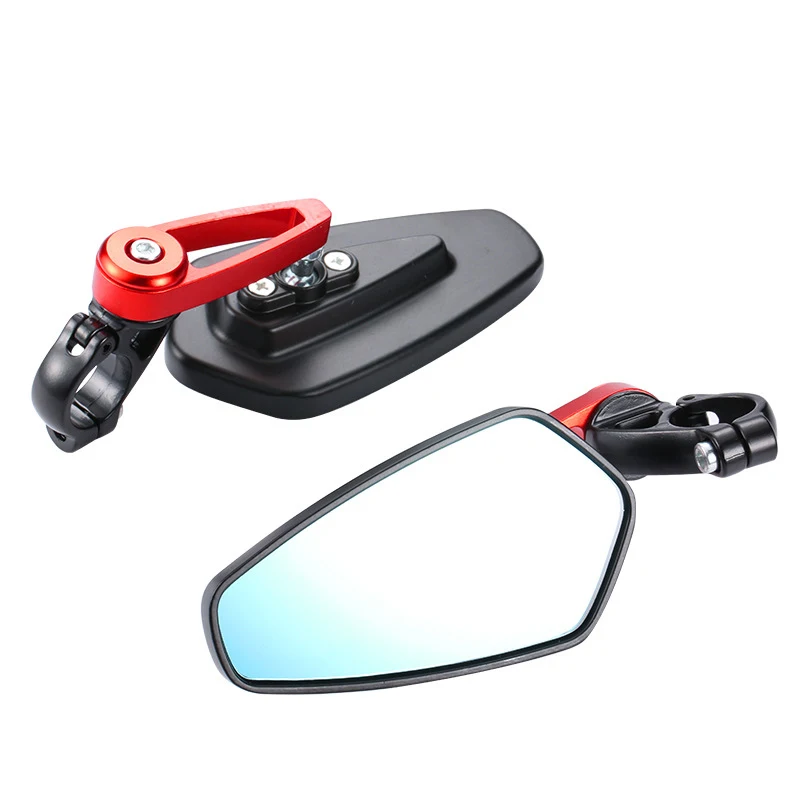 1 Pair Universal Motorcycle Aluminum Mirrors Handle Bar End for Ducati MONSTER 400 620 MTS 695 696 796 S2R 800 DaRk