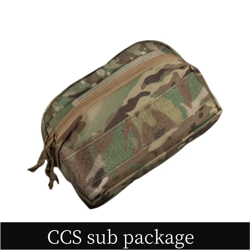 CCS GP Tactical Bag Cordura MOLLE Installation System Double Zipper Storage Bag, Suitable for MKV Chassis Signage Hunting Vest