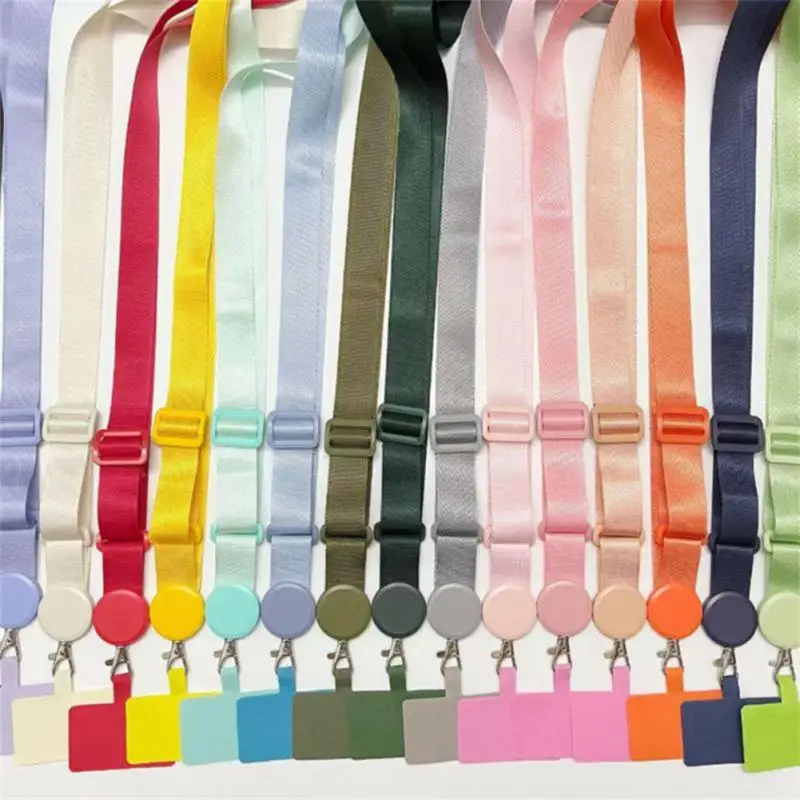 1PCS Hanging Neck Necklace Sling Geometric Hanging Cord Polyester Unisex Sling Mobile Phone Lanyard Universal Lanyard Gasket New