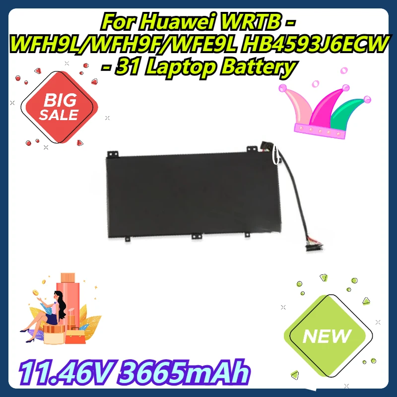 

11.46V 3665mAh For Huawei WRTB - WFH9L/WFH9F/WFE9L HB4593J6ECW - 31 Laptop Battery