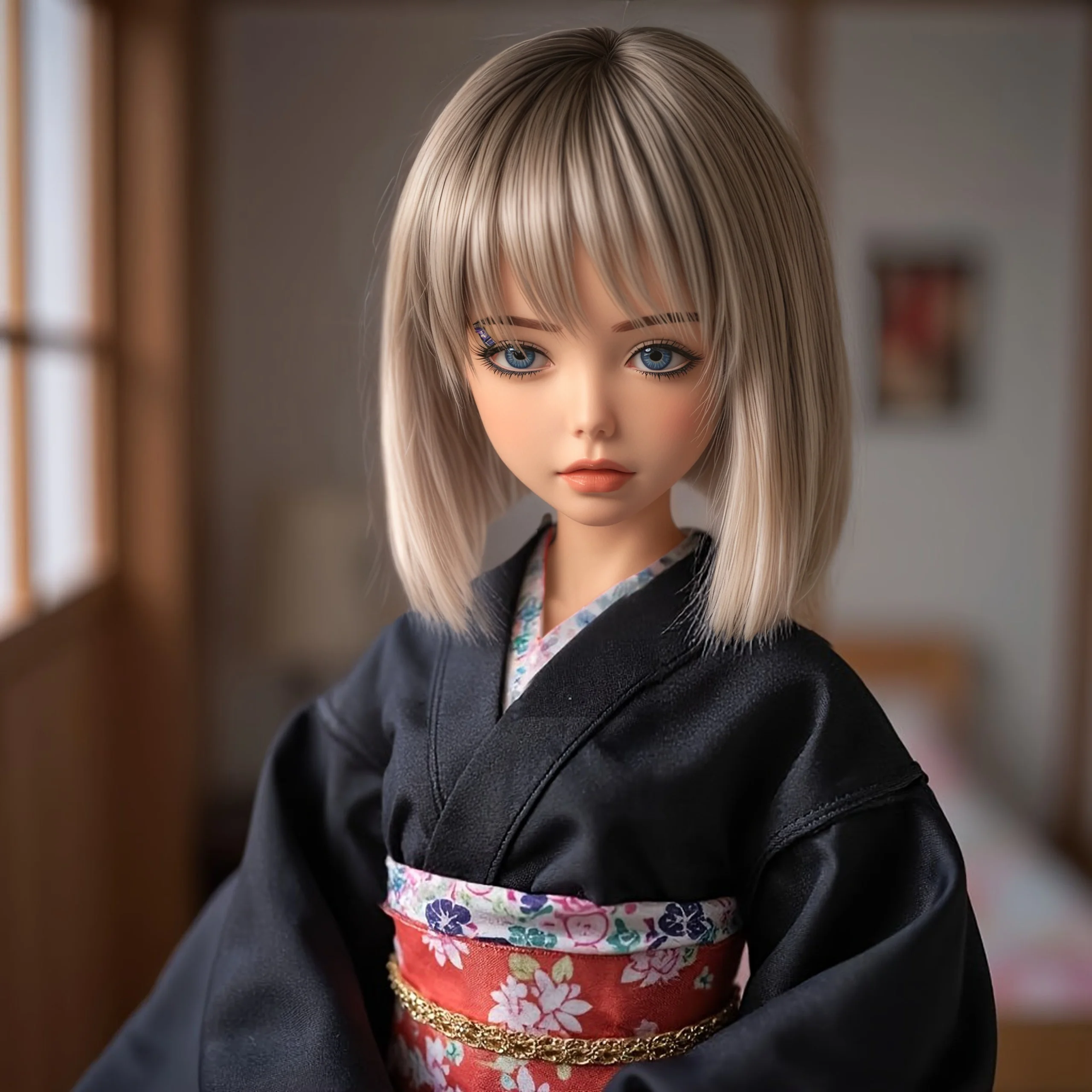 Anime Cosplay 68cm Small Realistic Silicone Mini Doll Soft Anime Action Figure Doll Soft Real Skin Touch Feeling