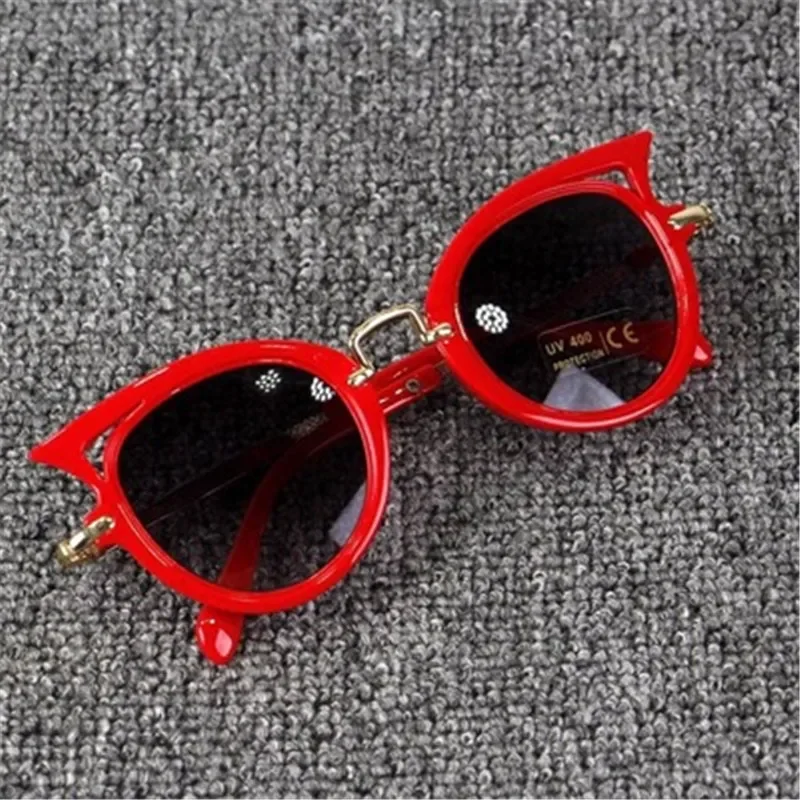 Kids Sunglasses Girls Brand Cat Eye Children Glasses Boys UV400 Lens Baby Sun Glasses Cute Eyewear Shades Goggles Fashion Cute