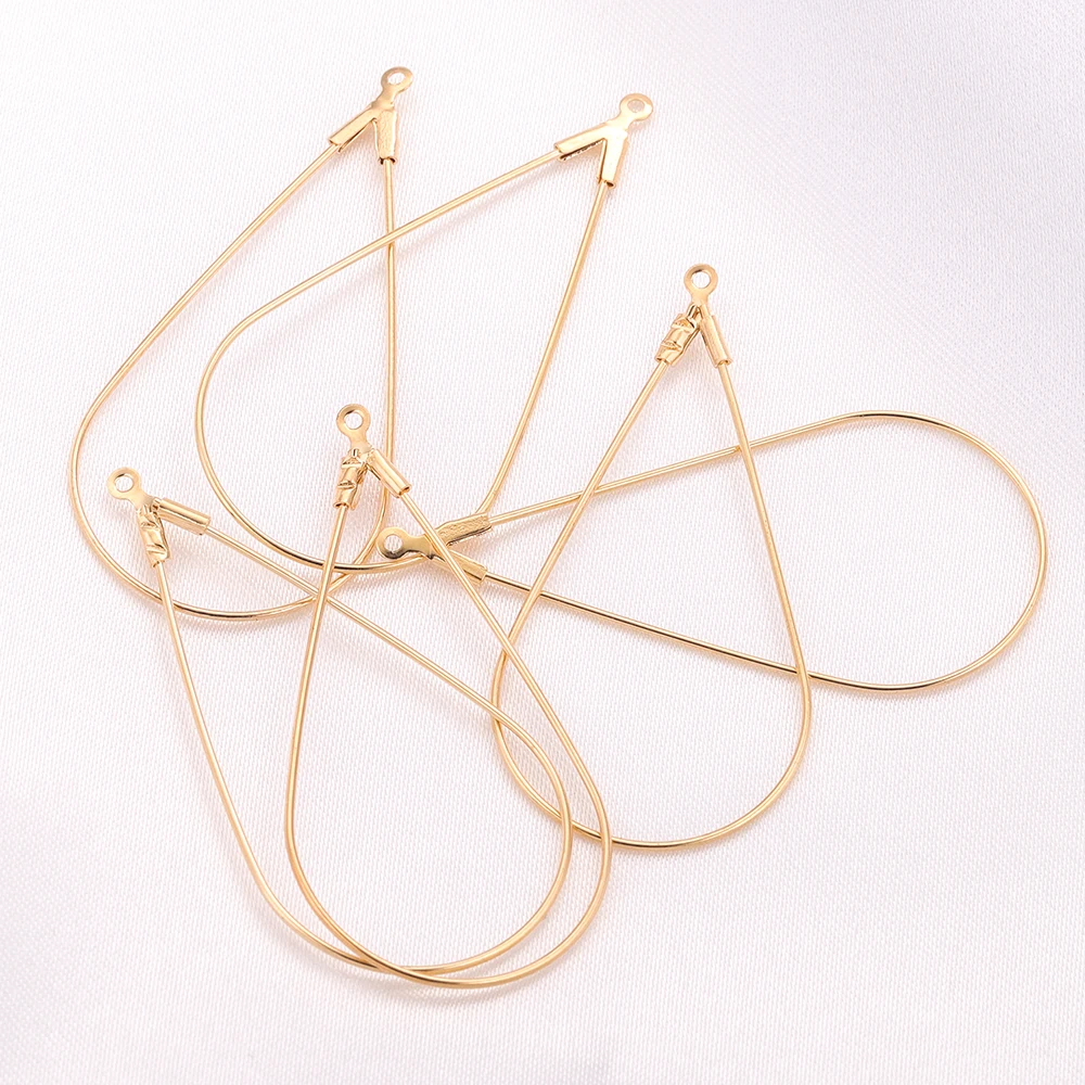 10pcs Stainless Steel Teardrop - Jewelry Making Knots 评论和价格