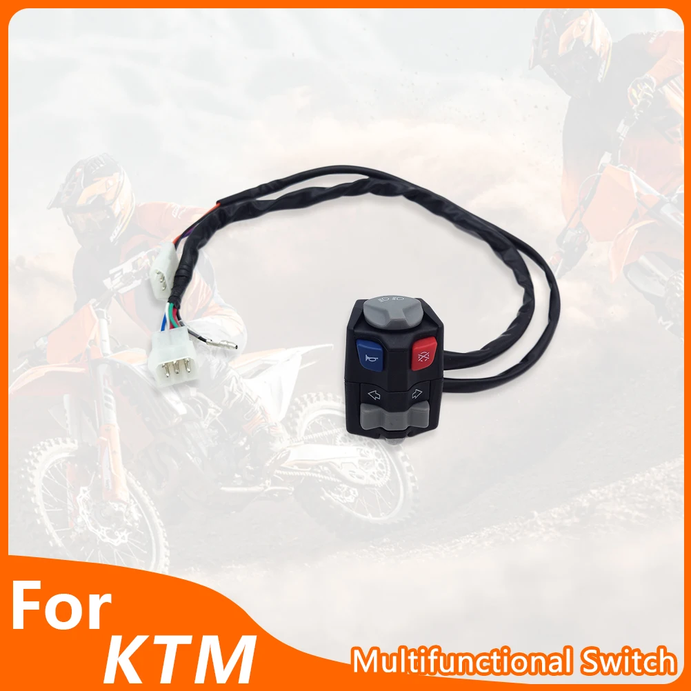 OTOM Motorcycle Accessories Combination Switch Engine Stop Kill Headlight Beam Horn Turn Signal Handlebar ON/OFF For KTM XCW EXC