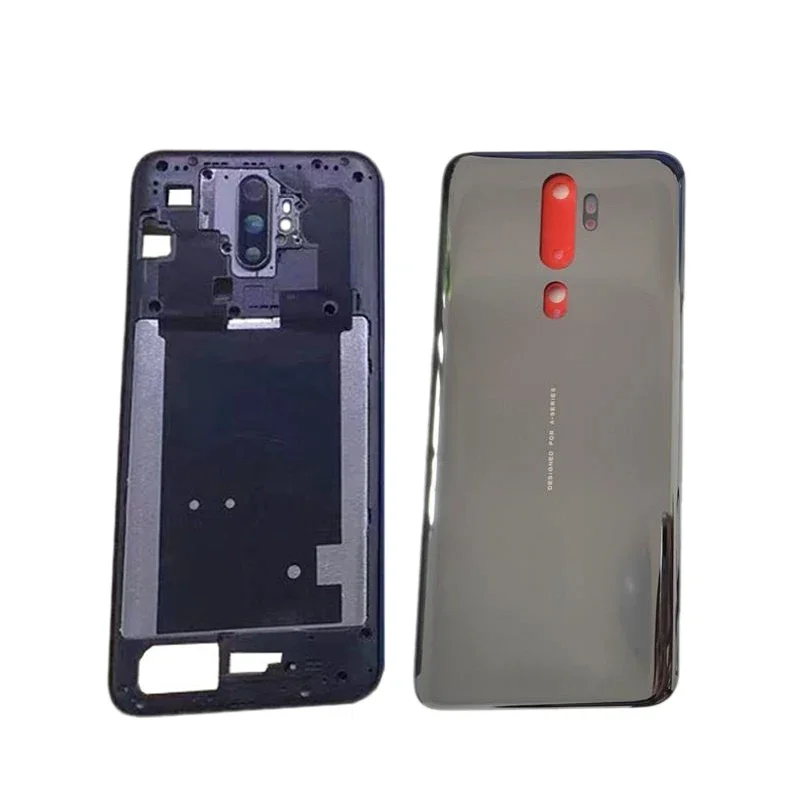 New Housing For Oppo A11x A9 2020 CPH1937 CPH1939 CPH1941 Back Battery Cover Rear Door Case Middle Frame with Camera lens